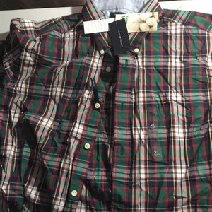 Classic fit coupe classique button down Tommy Hill figure XL